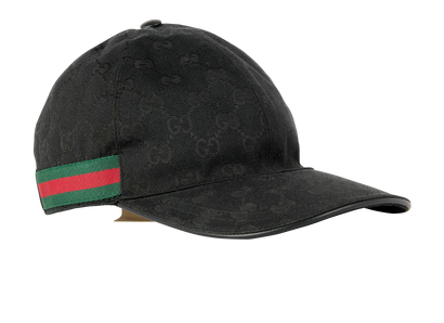 Gucci GG With Web Baseball Cap, front view